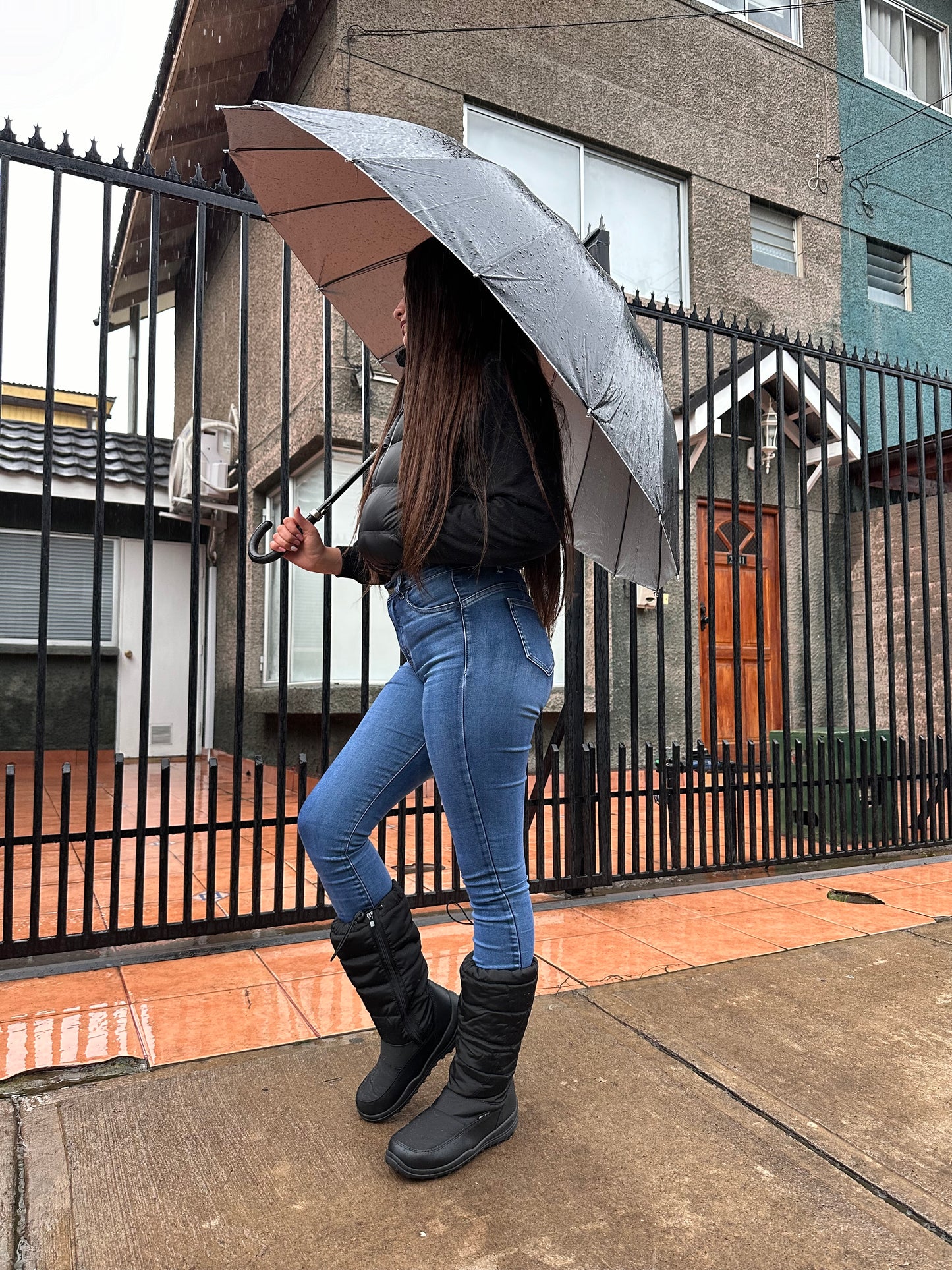 BOTITAS LARGAS IMPERMEABLES ANTIDESLIZANTE❄️ (Con chiporro)