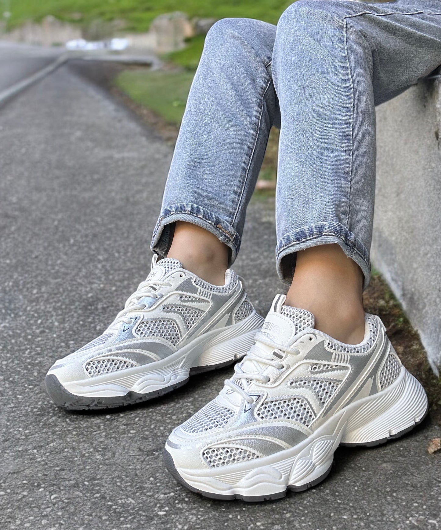 ZAPATILLAS TRANSPIRABLES💦 WHITE🤍ANTI SUDOR