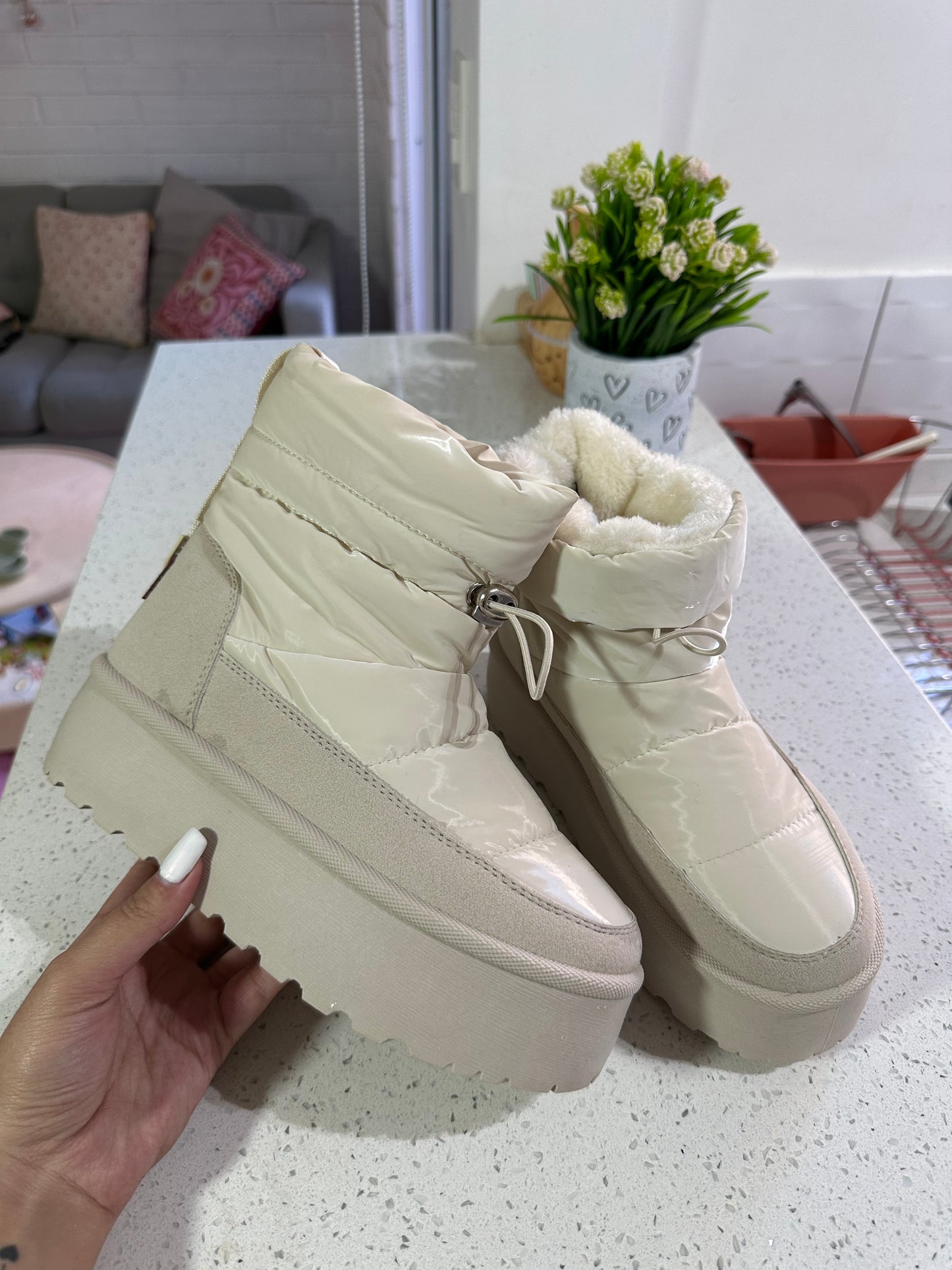 IMPERMEABLES NIEVE CON CHIPORRO (Beige)⛄️🌧️