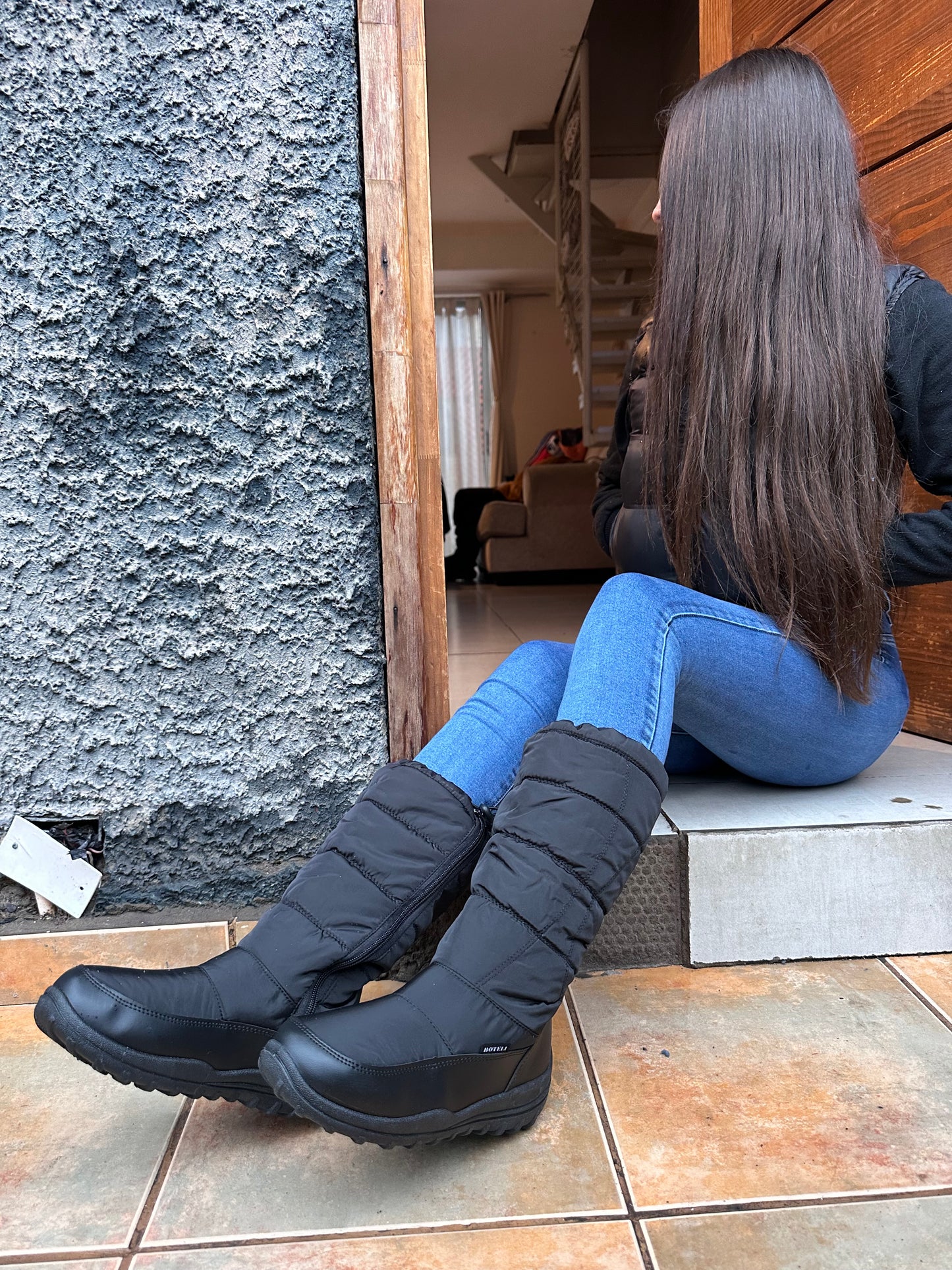 BOTITAS LARGAS IMPERMEABLES ANTIDESLIZANTE❄️ (Con chiporro)