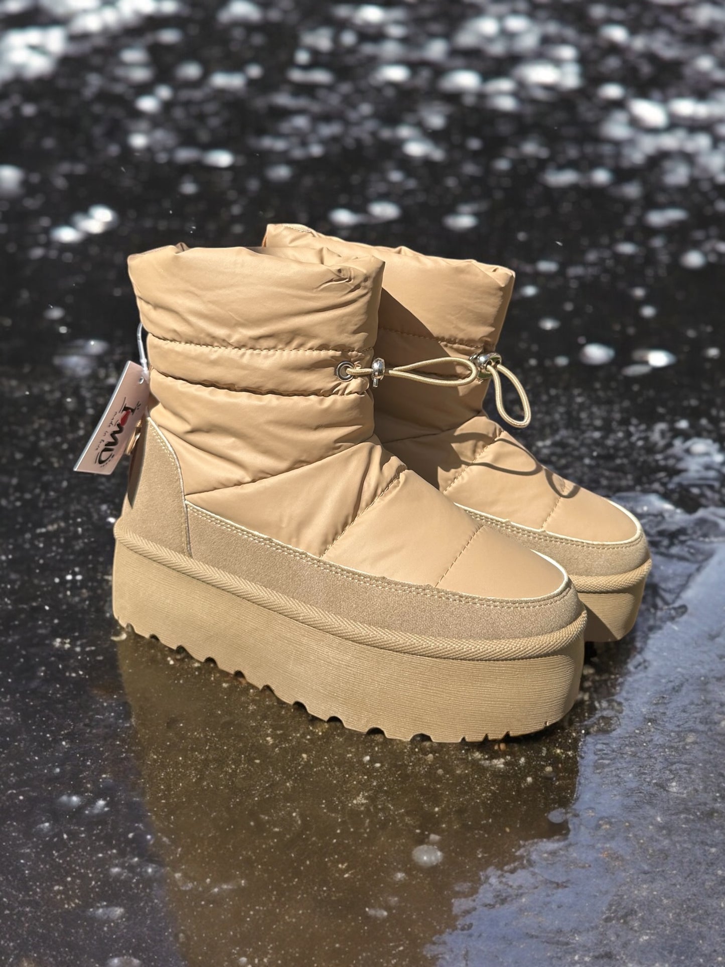 IMPERMEABLES NIEVE CON CHIPORRO (Camel)☃️🌧️