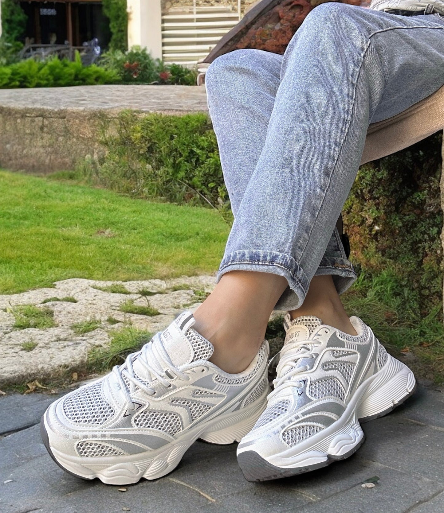 ZAPATILLAS TRANSPIRABLES💦 WHITE🤍ANTI SUDOR