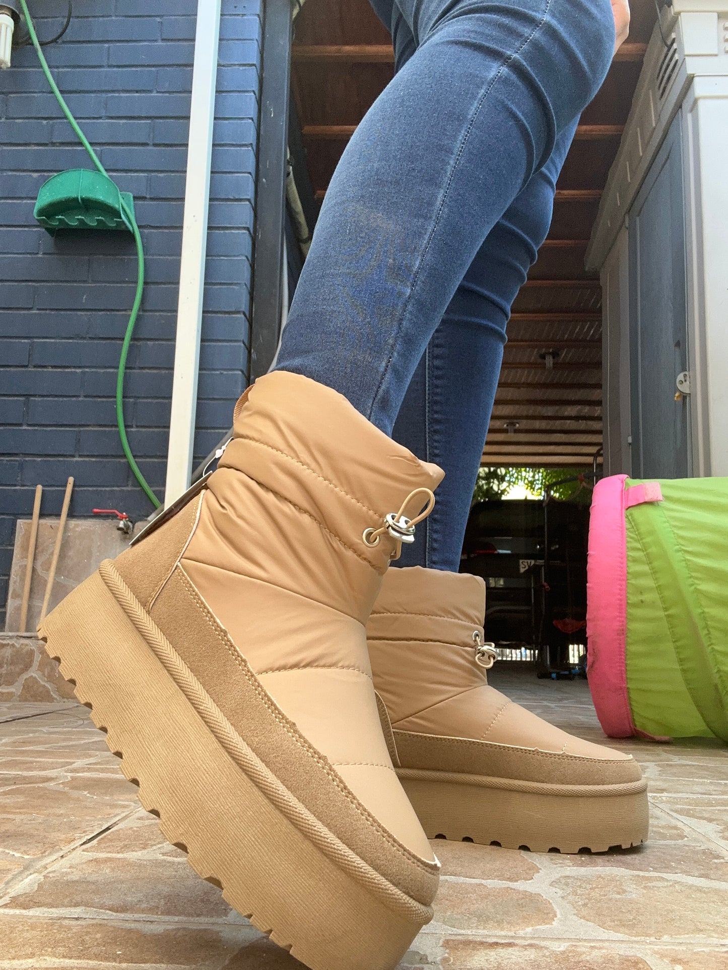 IMPERMEABLES NIEVE CON CHIPORRO (Camel)☃️🌧️