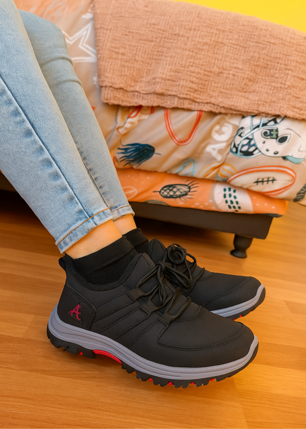 ZAPATILLAS TÉRMICAS Y FULL FLEXIBLES CON SUELA ANTIDESLIZANTE