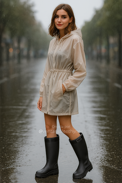 BOTAS DE AGUA FLEXIBLES Y ANTIDESLIZANTE👢(Black)