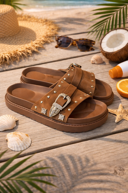 SANDALIAS CAMILA CAFÉ