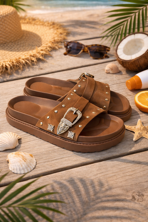 SANDALIAS CAMILA CAFÉ