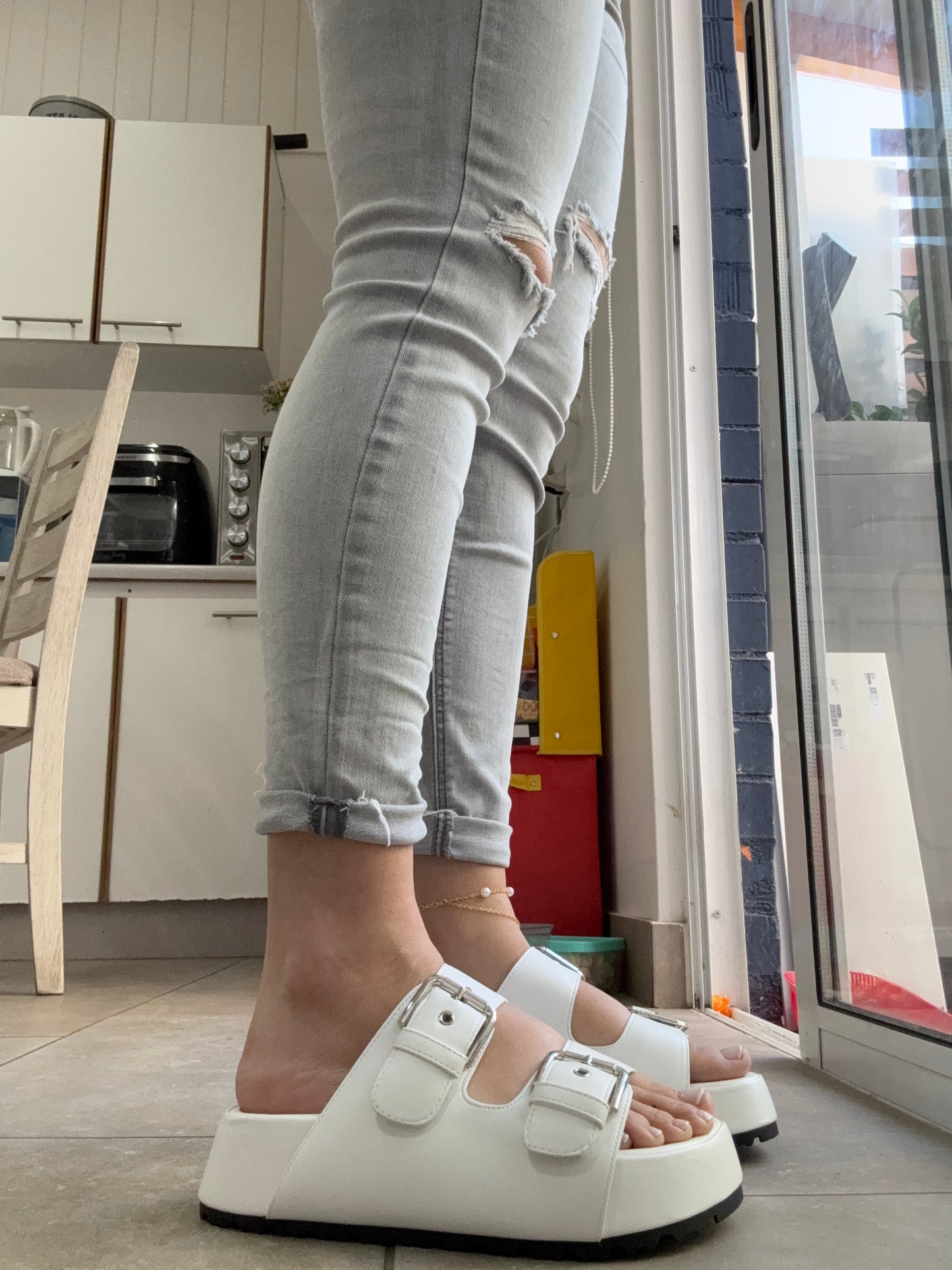 SANDALIAS AMANDA WHITE