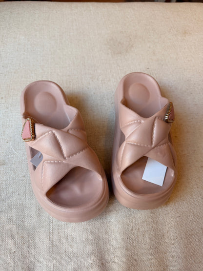 SANDALIAS PLAYA PLATAFORMA🏖️(Rosado)