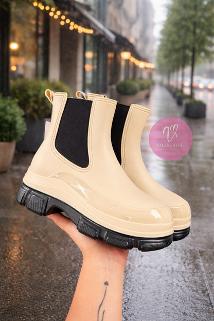 BOTAS DE AGUA CHIC✨ (Beige)