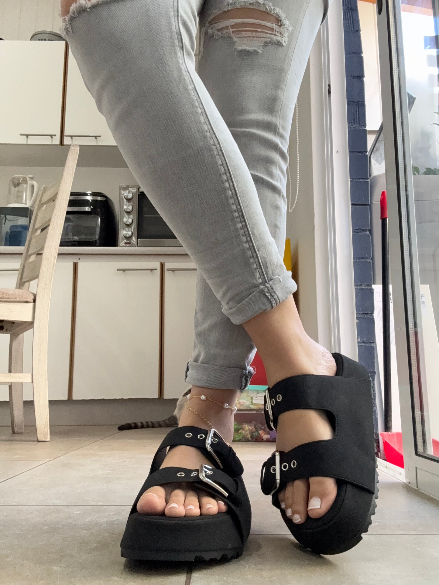 SANDALIAS AMANDA BLACK
