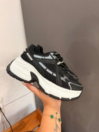 ZAPATILLAS ANTI SUDOR 💦 CON PLATAFORMA NEGRO