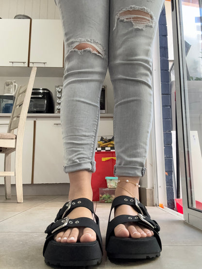 SANDALIAS AMANDA BLACK