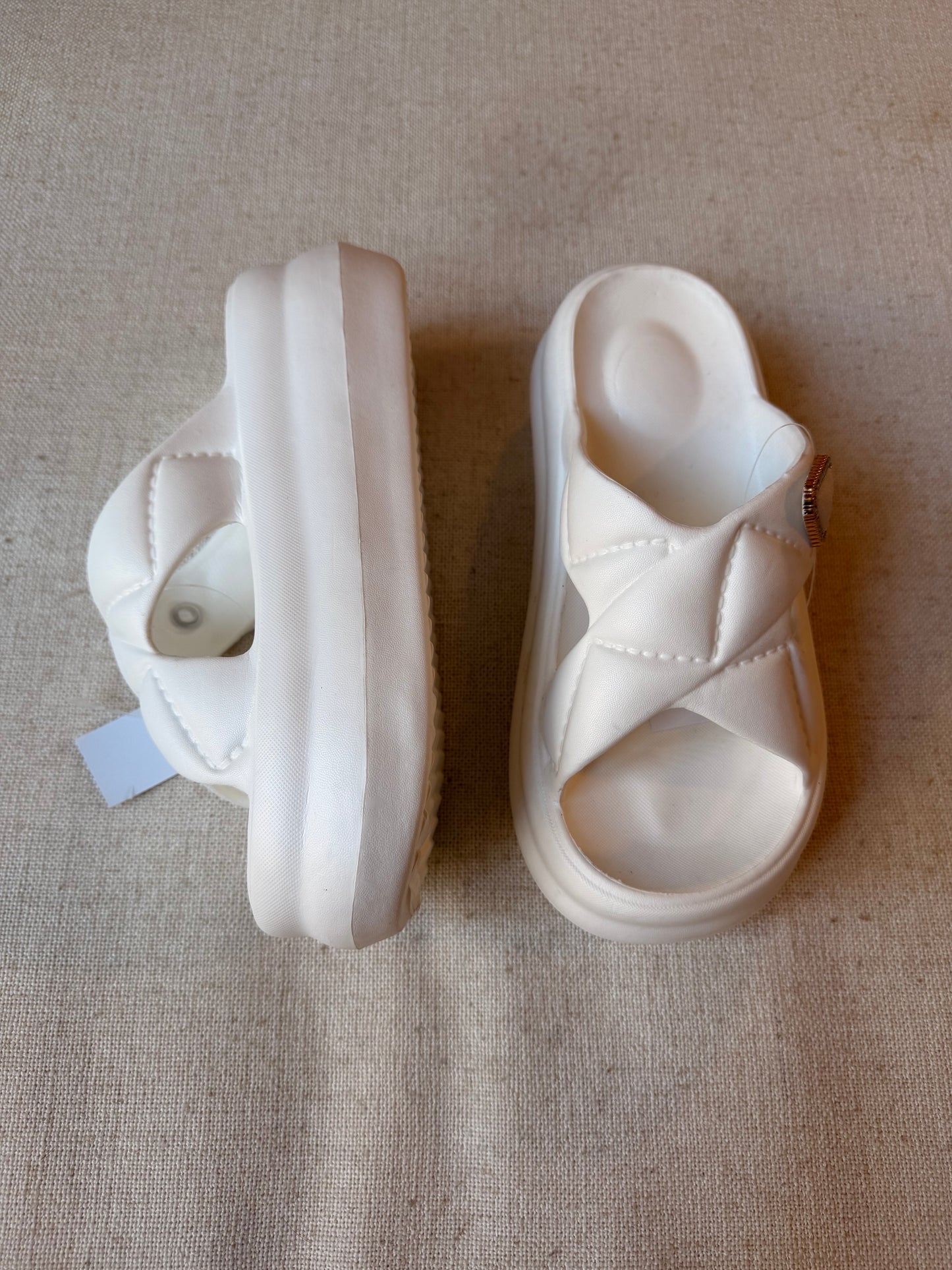 SANDALIAS PLAYA CON PLATAFORMA (Blanco)