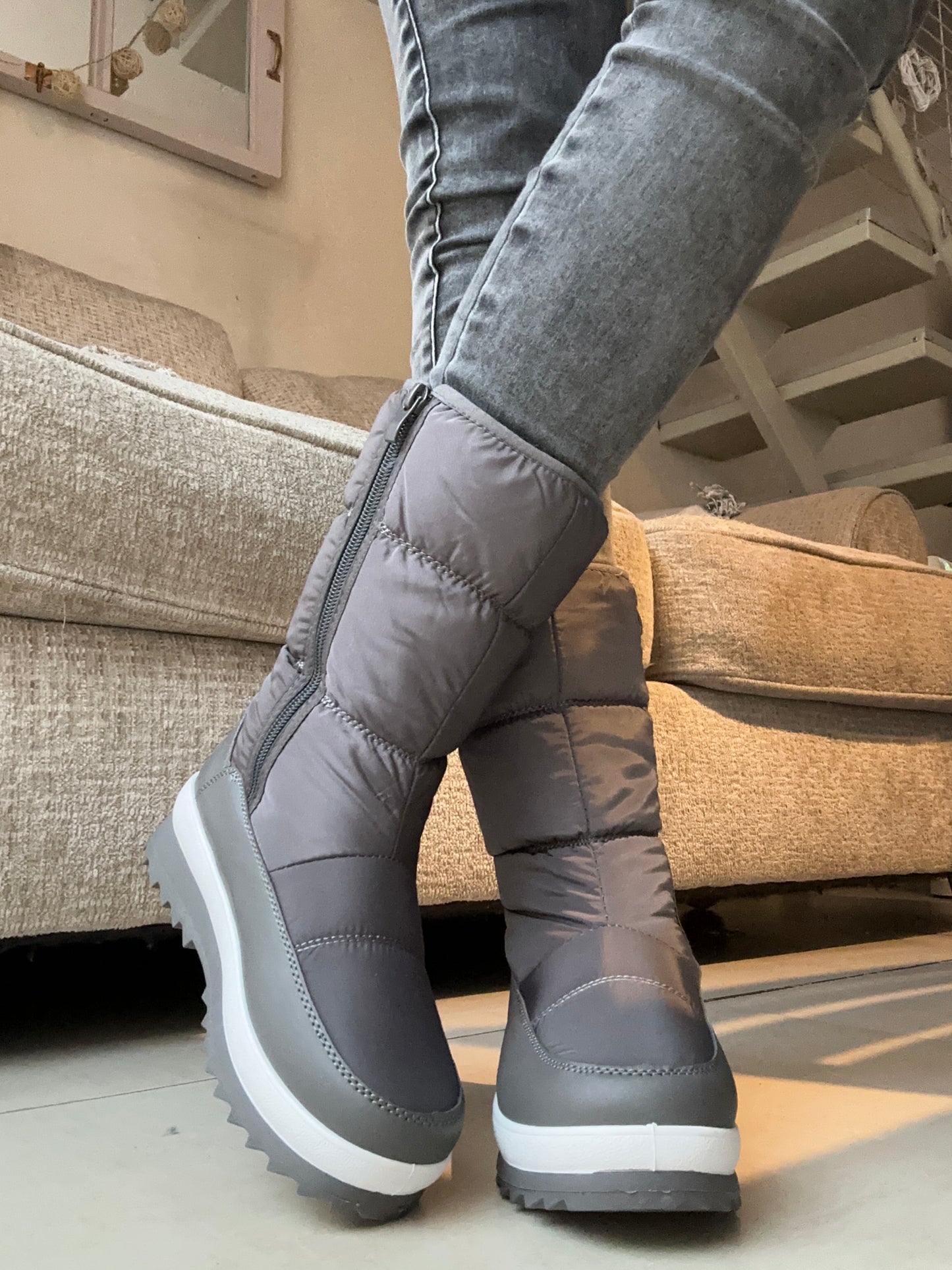 BOTITAS IMPERMEABLE GREY (Con chiporro)🌧️