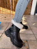 BOTAS DE AGUA CON CHIPORRO DESMONTABLE☔️💧(Black🖤) CORTAS