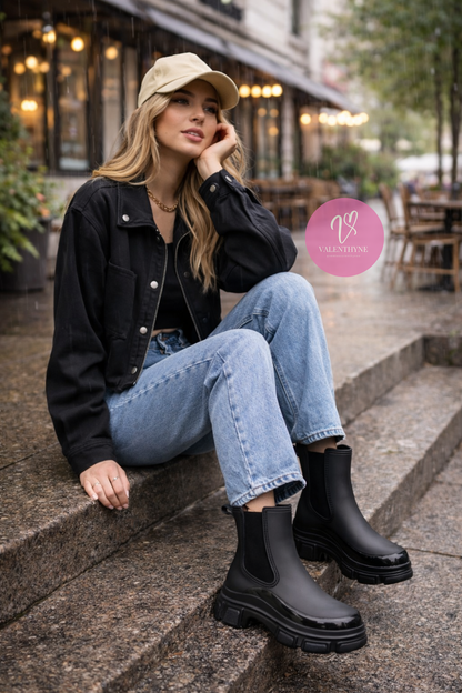 BOTAS DE AGUA CHIC✨ (Negro)