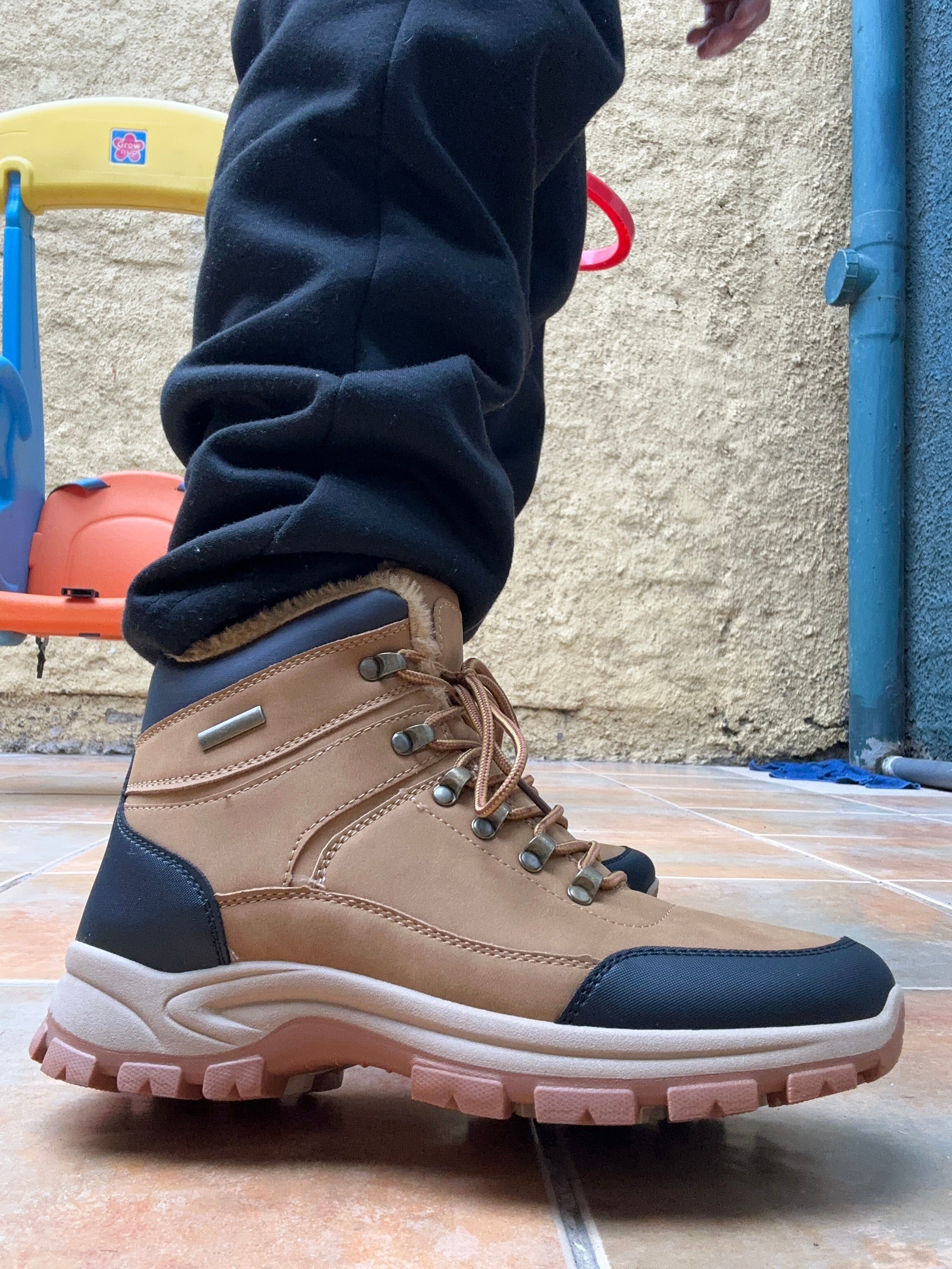 BOTINES CON CHIPORRO HOMBRE🧔🏻‍♂️ CAFÉ