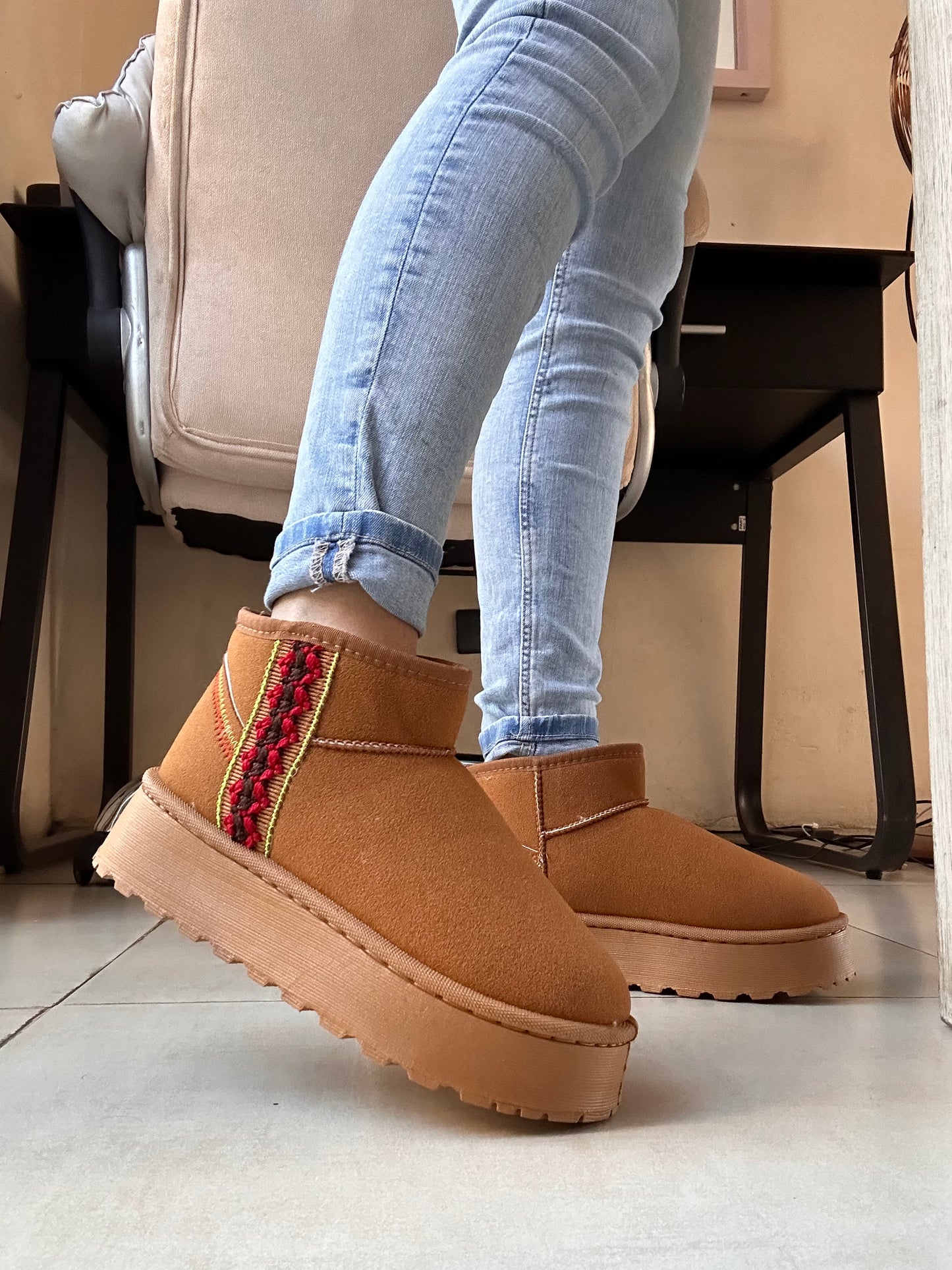 MINI BOOTS CAMEL🤎