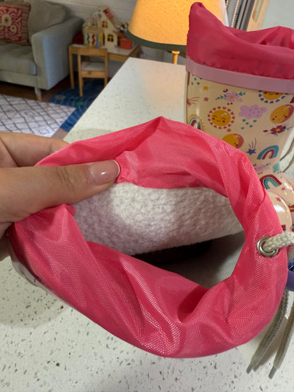 BOTAS DE AGUA PARA NIÑAS CON CHIPORRO Y SUELA ANTIDESLIZANTE