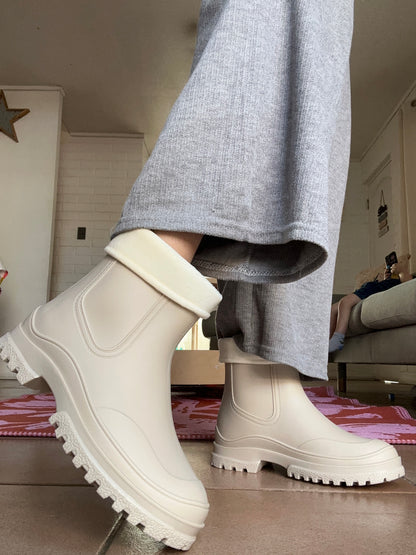 BOTAS DE AGUA💦 CON CHIPORRO DESMONTABLE (Beige)