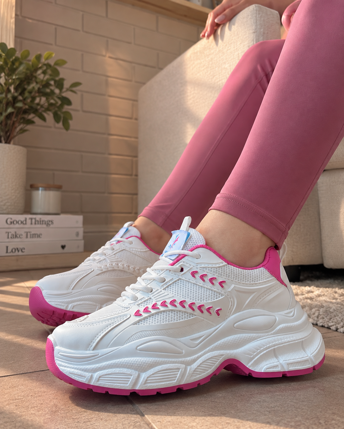 Zapatillas corazón 🩷 (Pink)