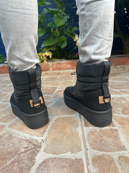 IMPERMEABLES NIEVE CON CHIPORRO (Black)🌧️⛄️