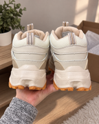 Botines Montaña Trekking acolchados y anti sudor (Beige)⛰️🤎