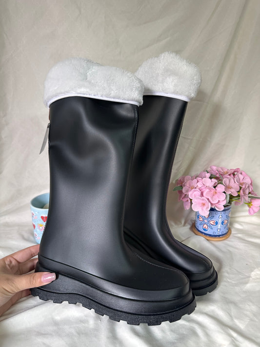 BOTAS DE AGUA CON CHIPORRO DESMONTABLE💦👢Black🖤