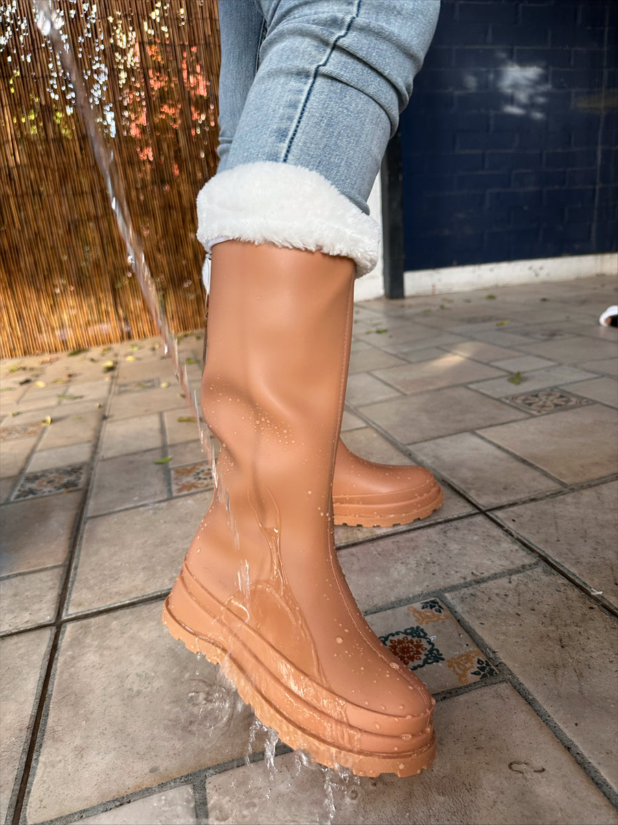 BOTAS DE AGUA CON CHIPORRO👢 (Desmontable)💦 CAFÉ