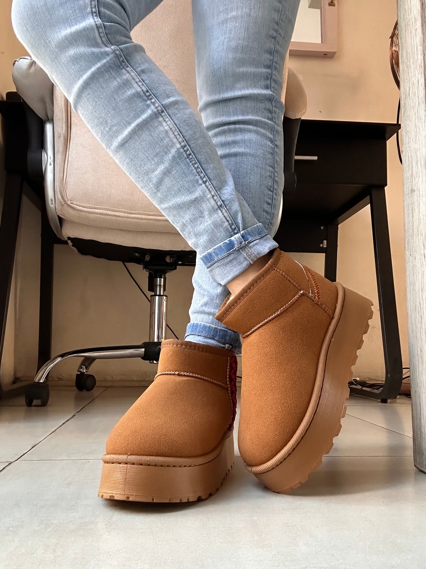 MINI BOOTS CAMEL🤎