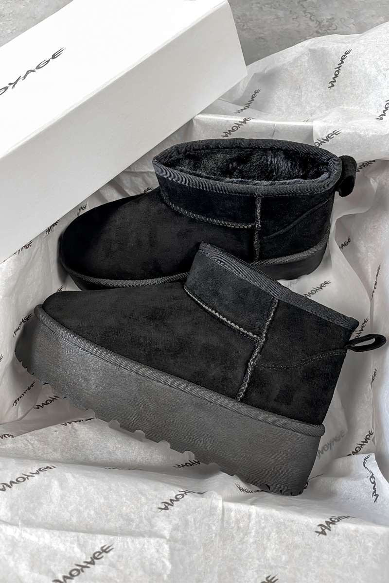 BOTAS TIPO UGG (Negro)