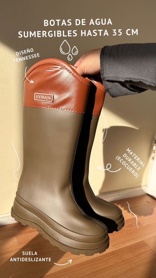 BOTAS DE AGUA ESTILO Tennessee 👢Green