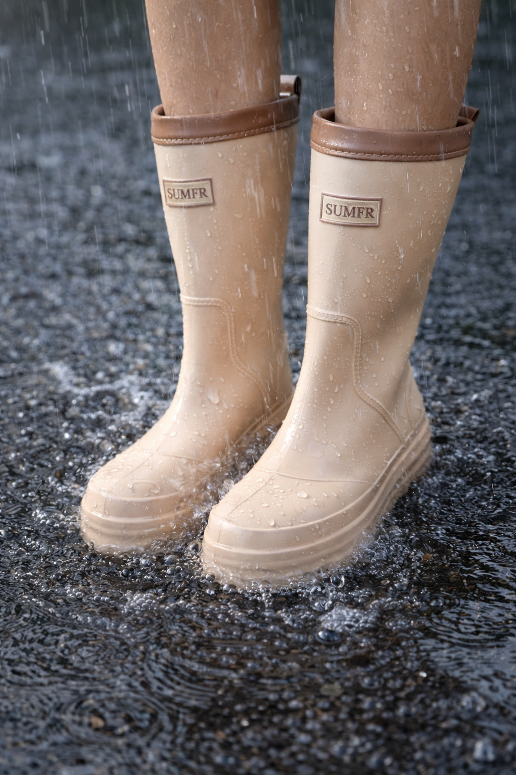BOTAS DE AGUA 💦 BEIGE 🤍 100% Sumergibles con chiporro desmontable