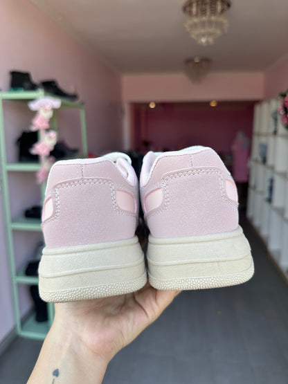 SNEAKERS PINK PASTEL💕+ Calcetines de Regalo 🎁