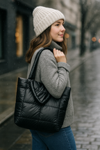 BOLSO IMPERMEABLE 🌧️ TAMAÑO MEDIANO 👜 BLACK