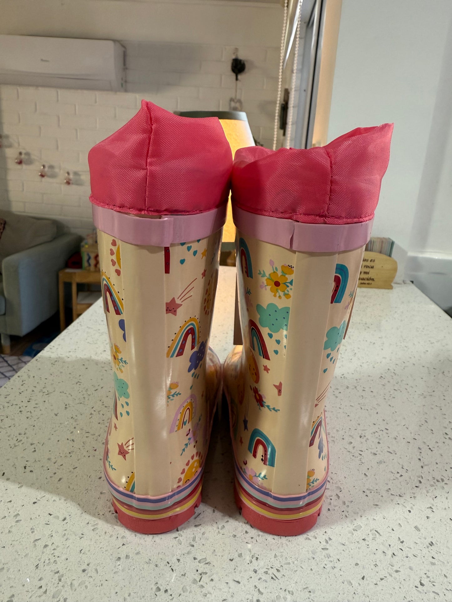 BOTAS DE AGUA PARA NIÑAS CON CHIPORRO Y SUELA ANTIDESLIZANTE