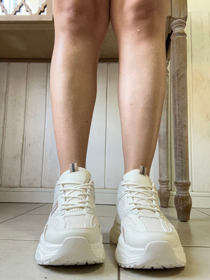 ZAPATILLAS PLATAFORM BEIGE