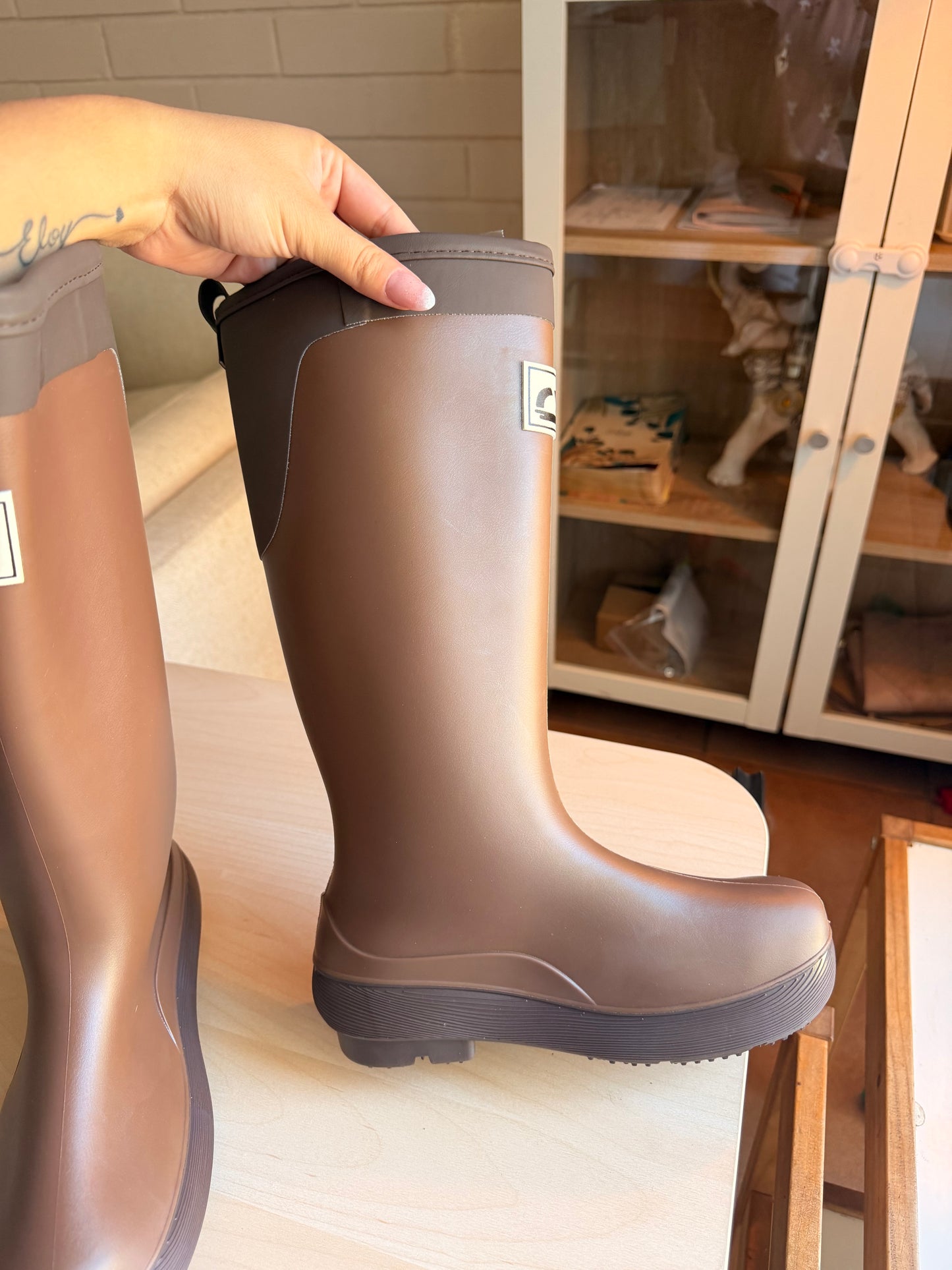 BOTAS DE AGUA 💦 100% Sumergibles en agua hasta 36 cm (Café)