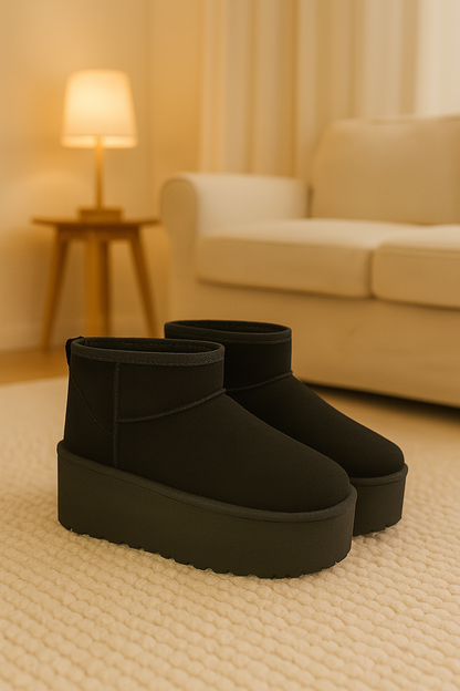 BOTAS TIPO UGG (Negro)