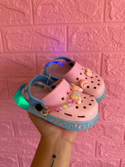 SANDALIAS NIÑA ROSA CLARO