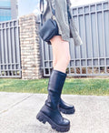 BOTAS LARGAS ECOCUERO FORRADAS EN EL INTERIOR