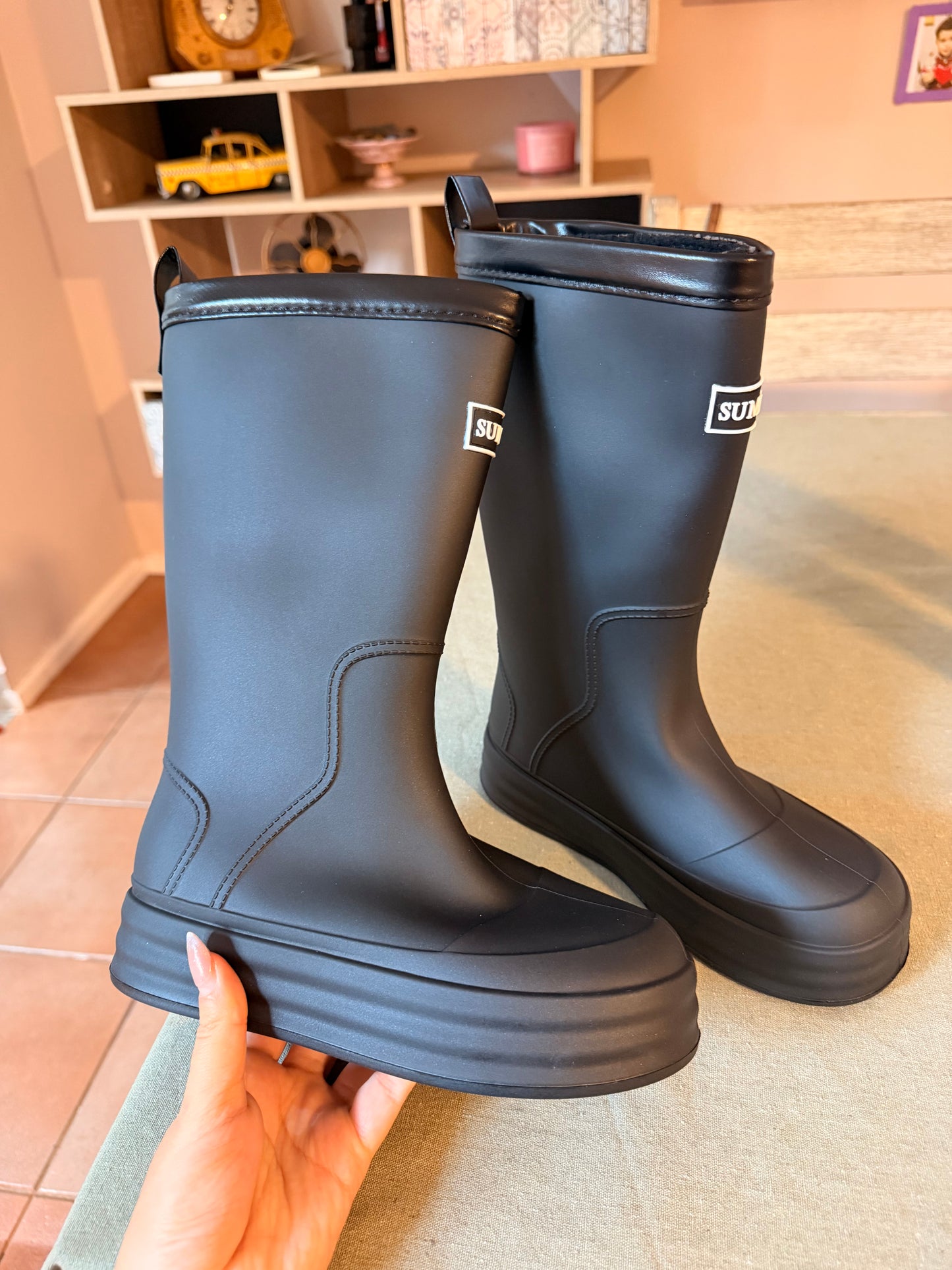 BOTAS DE AGUA 💦 NEGRO🖤 100% Sumergibles con chiporro desmontable