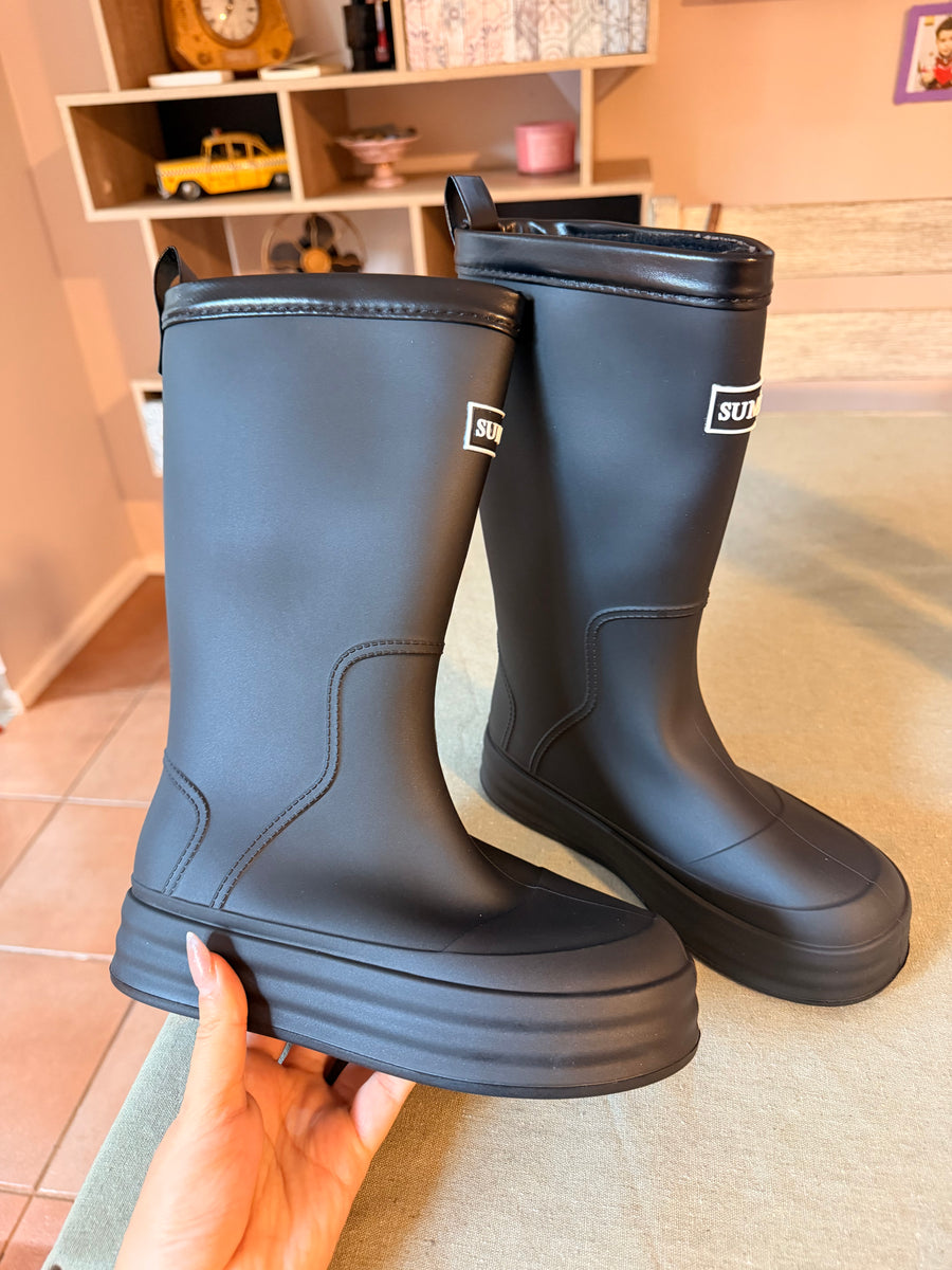 BOTAS DE AGUA 💦 NEGRO🖤 100% Sumergibles con chiporro desmontable