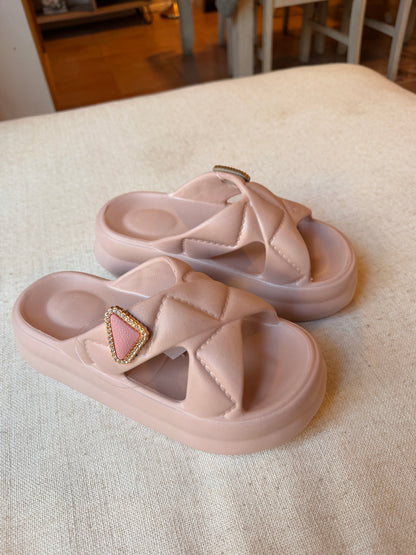 SANDALIAS PLAYA PLATAFORMA🏖️(Rosado)