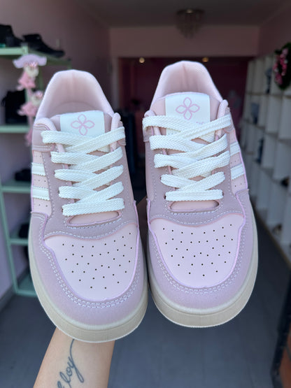 SNEAKERS PINK PASTEL💕+ Calcetines de Regalo 🎁