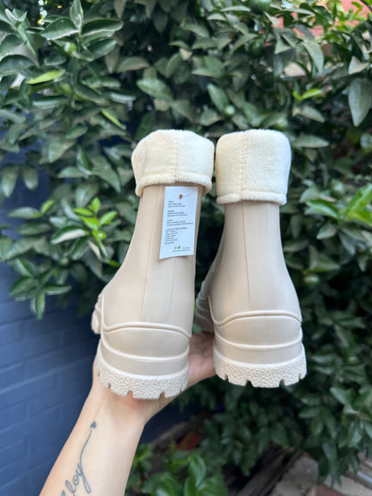 BOTAS DE AGUA💦 CON CHIPORRO DESMONTABLE (Beige)