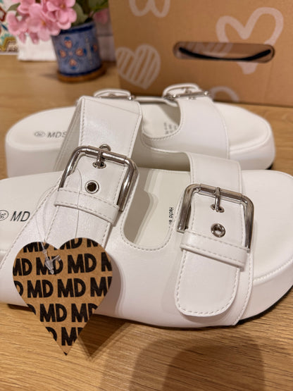 SANDALIAS AMANDA WHITE