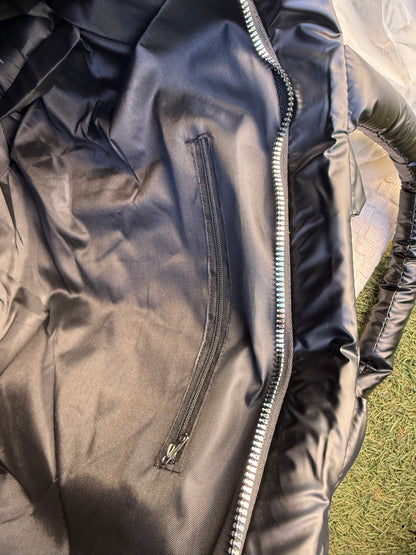 BOLSO IMPERMEABLE 🌧️TAMAÑO MEDIANO👜 GRIS METÁLICO