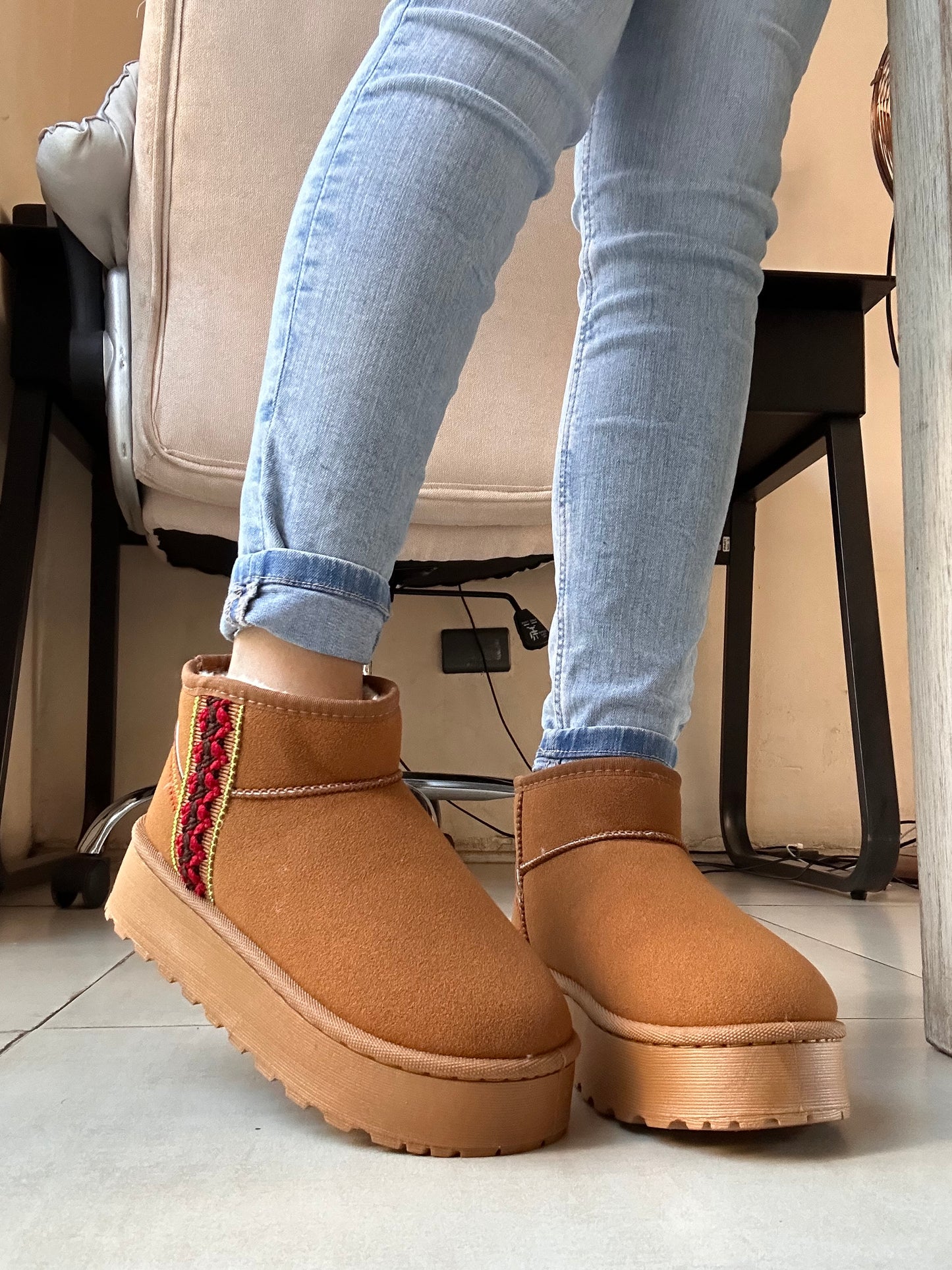 MINI BOOTS CAMEL🤎